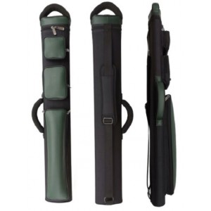 Champion 2X4,3x6 Green Leatherette Billiard Pool Cue Stick Hard Case 4S2B, 6S3B